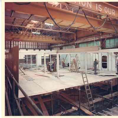 Partial view of Alcoa Seaprobe deck houses