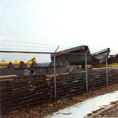 Prefab section of oil barge at Bay Shipbuilding 2004