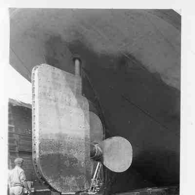 Rudder of the Illinois