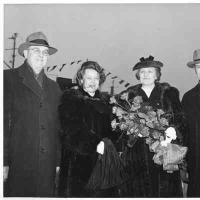 Four people at PC-1560 christening
