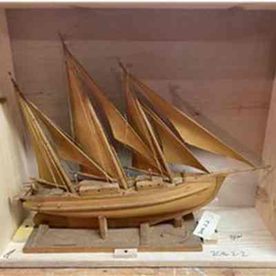 Three Masted Schooner Model