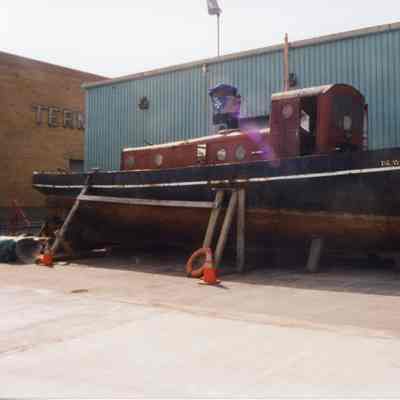 Tug Islay on craddle
