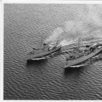 PBI Navy ship M500 and M268 arial view
