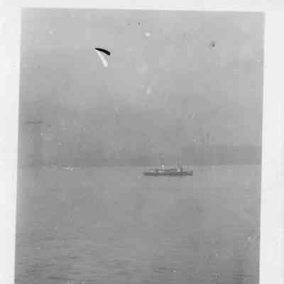 Boat in fog