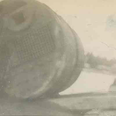 Salvaged Ship's Boiler