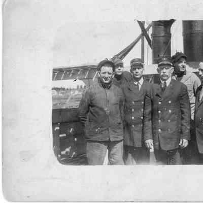 Seven men from lightship crew