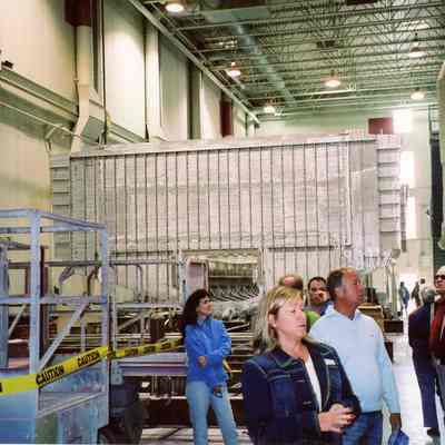 Yacht being constructed at Palmer Johnson 2006