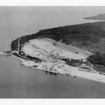 Leathem Smith stone quarry aerial view