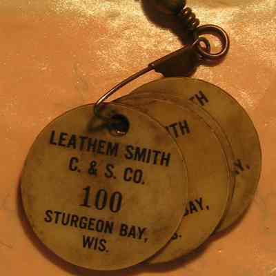 Leathem Smith C. & S. Co. Identification Tag