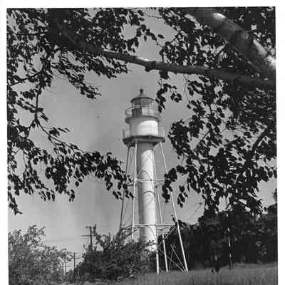 Plum Island rear range light