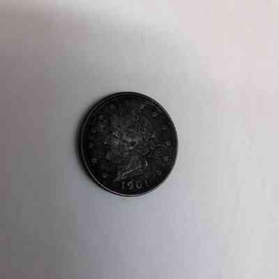 1901 nickel from the Erie L. Hackley