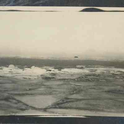 Approaching mailboat in distance