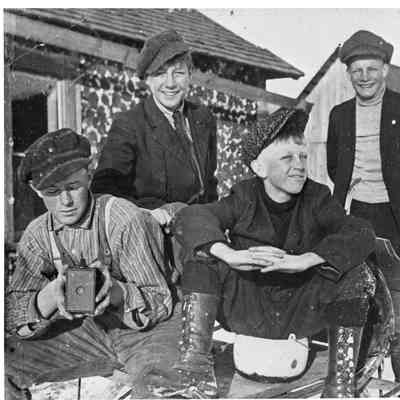 Herman Johnson, Richard Tanging, Joe Blizel, C. Ray Christianson 1915