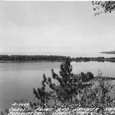 Cabot's Point and Sawyer Harbor Postcard