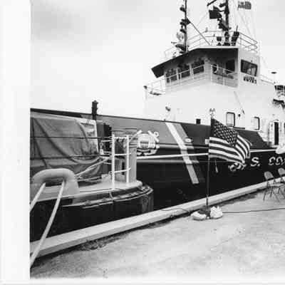 Changing of the guard on the USCGC Mobile Bay
