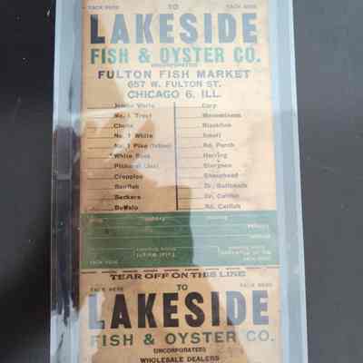 Lakeside Fish and Oyster Co. Merchandise Tag
