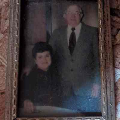 Framed photograph of C. Ray Christianson