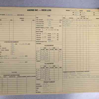 John Purves Ship Log