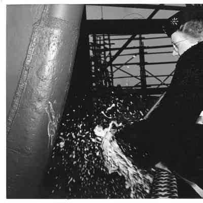 Woman christening K-215 Tipton