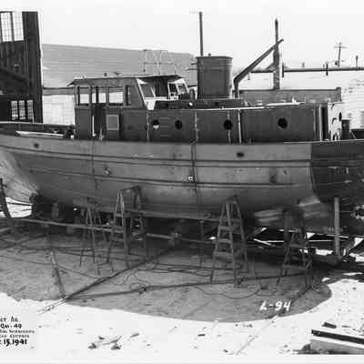 St Tug nearing completion Oct. 15,1941