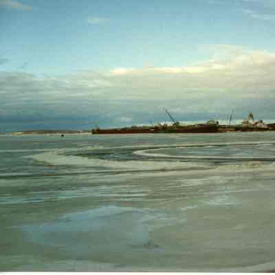 Winter fleet at Bay Shipbuilding 1993