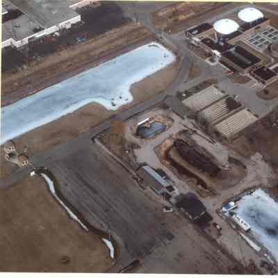 Aerial view of Alvin Clark in Menomonee, Michigan 1994