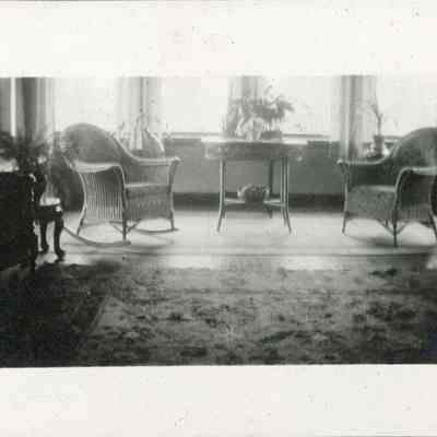 Parlor of Schenck's house Chicago 1924