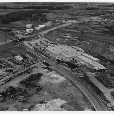 PBI Kewaunee factory at rail line