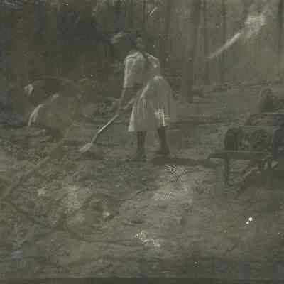 Women gardening