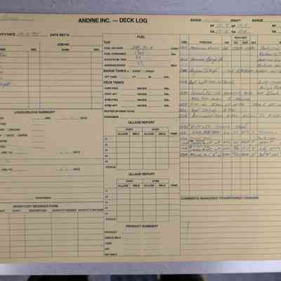 John Purves Ship Log