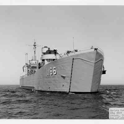 LST-1166 underway September 1, 1953