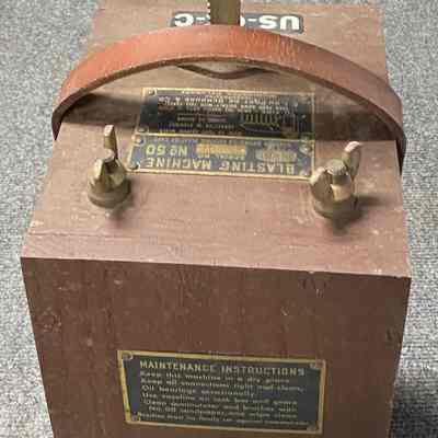 Blasting Machine No. 50 Serial No. D22967C