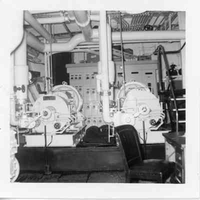SS North American boiler room June 1956