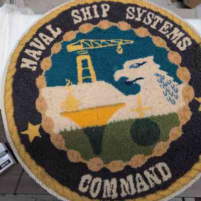 Naval Ships Systems Command carpeted medallion