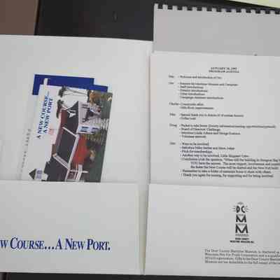 A new course a new port marketing materials