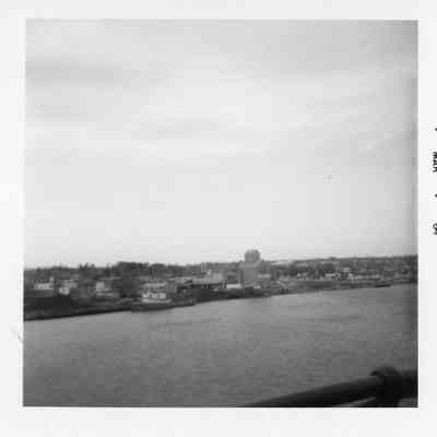 Sturgeon Bay shoreline March 1964