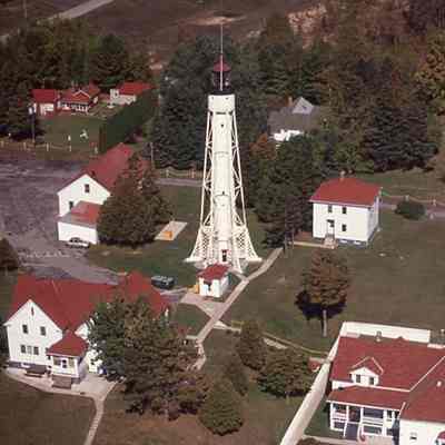 Aerial view of Sturgeon Bay Canal Station