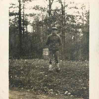 Man standing at roadside