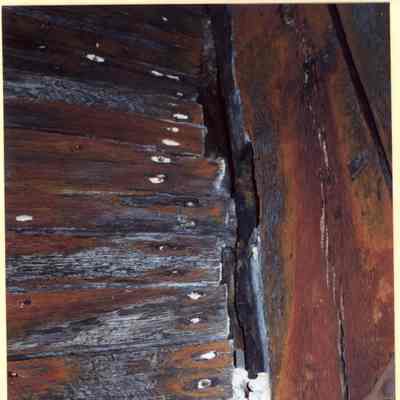 Alvin Clark gap between plank ends 1994