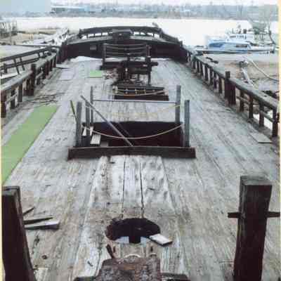 Alvin Clark deck looking aft showing overall arrangement 1994