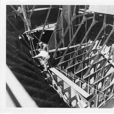 Construction of Barge G-1 at Christy Corp