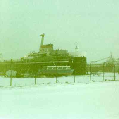 Edward L. Ryerson, Charles E. Wilson, Calcite II, Myron C. Taylor, and Quo Vadis at Bay Shipbuilding 1998