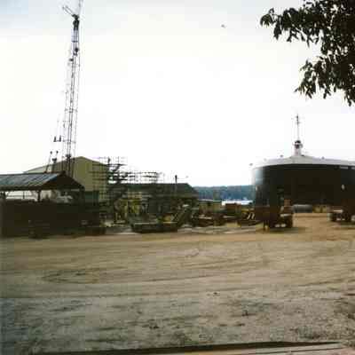 Indiana Harbor in graving dock at Bay Shipbuilding 1993