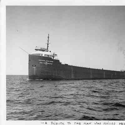 Captain John Roen underway