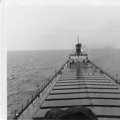 Deck of Elton Hoyt II while underway