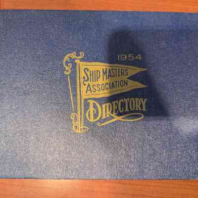 Ship Masters Assocation 1954 Directory