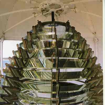 Fresnel lens at Cana Island lighthouse
