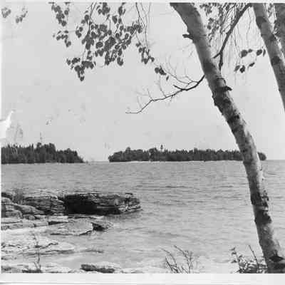 View of Cana Island from the mainland