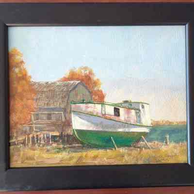 Out for the Winter oil painting