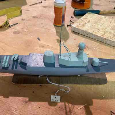 Naval Vessel Ship Model